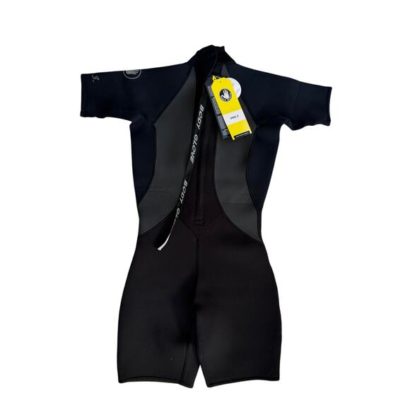 BODY GLOVE PRO 3 Women’s Short Sleeve Spring Suit Wetsuit Black 9/10 Lg NWT - Picture 4 of 6